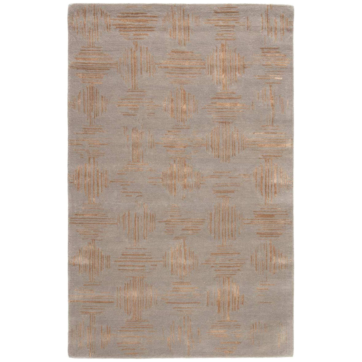 Jaipur Genesis Banister Geometric Gray Gold GES15 Area Rug