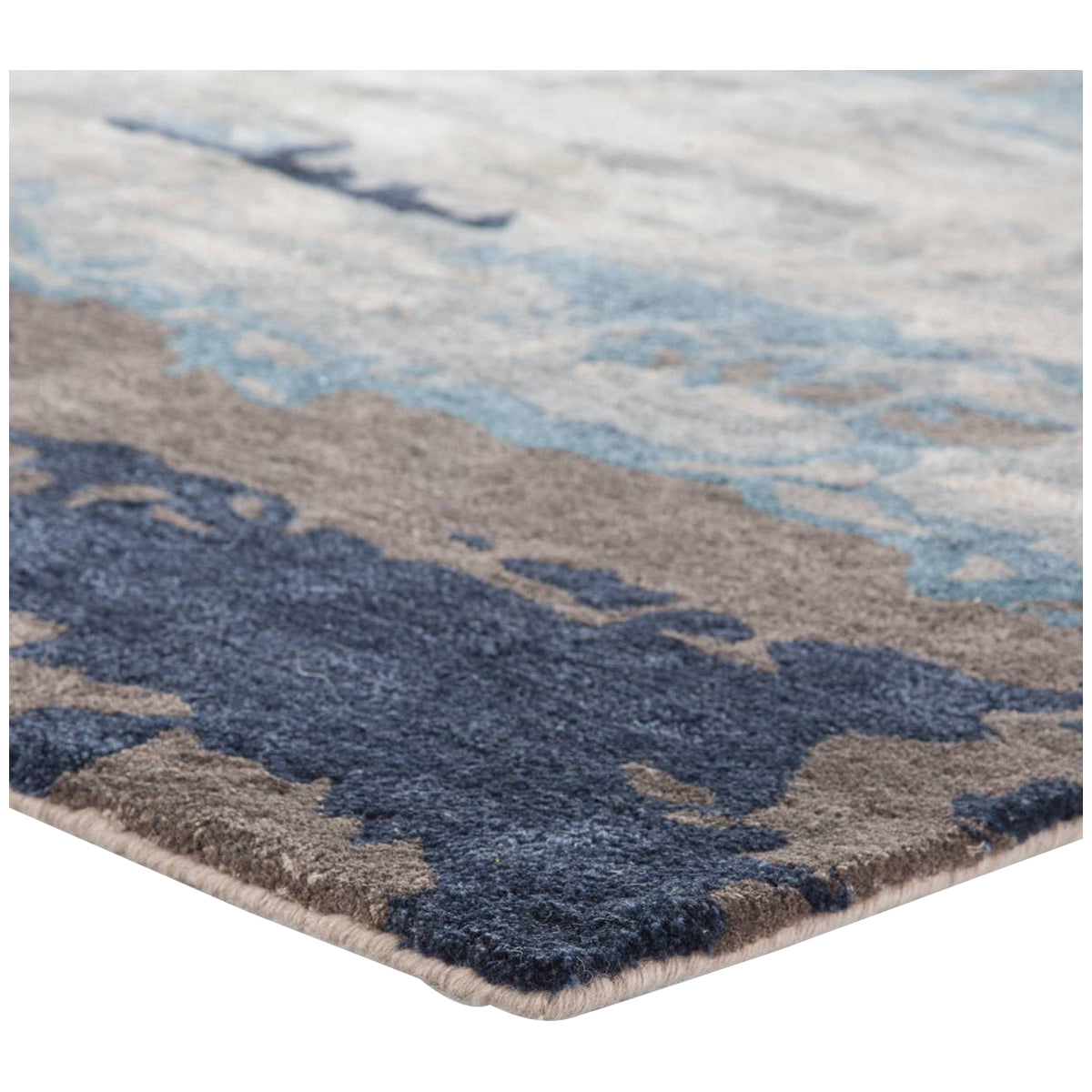 Jaipur Genesis Benna Abstract Blue Gray GES18 Area Rug