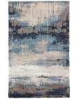 Jaipur Genesis Benna Abstract Blue Gray GES18 Area Rug