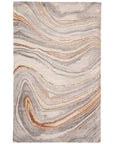 Jaipur Genesis Atha Abstract Copper Gray GES21 Rug