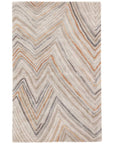 Jaipur Genesis Sadie Chevron Orange Gray GES29 Area Rug