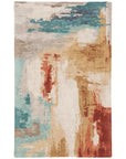 Jaipur Genesis Swisher Abstract Blue Red GES30 Rug