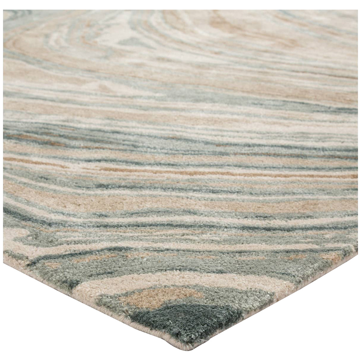 Jaipur Genesis Atha Abstract Tan Green GES33 Area Rug