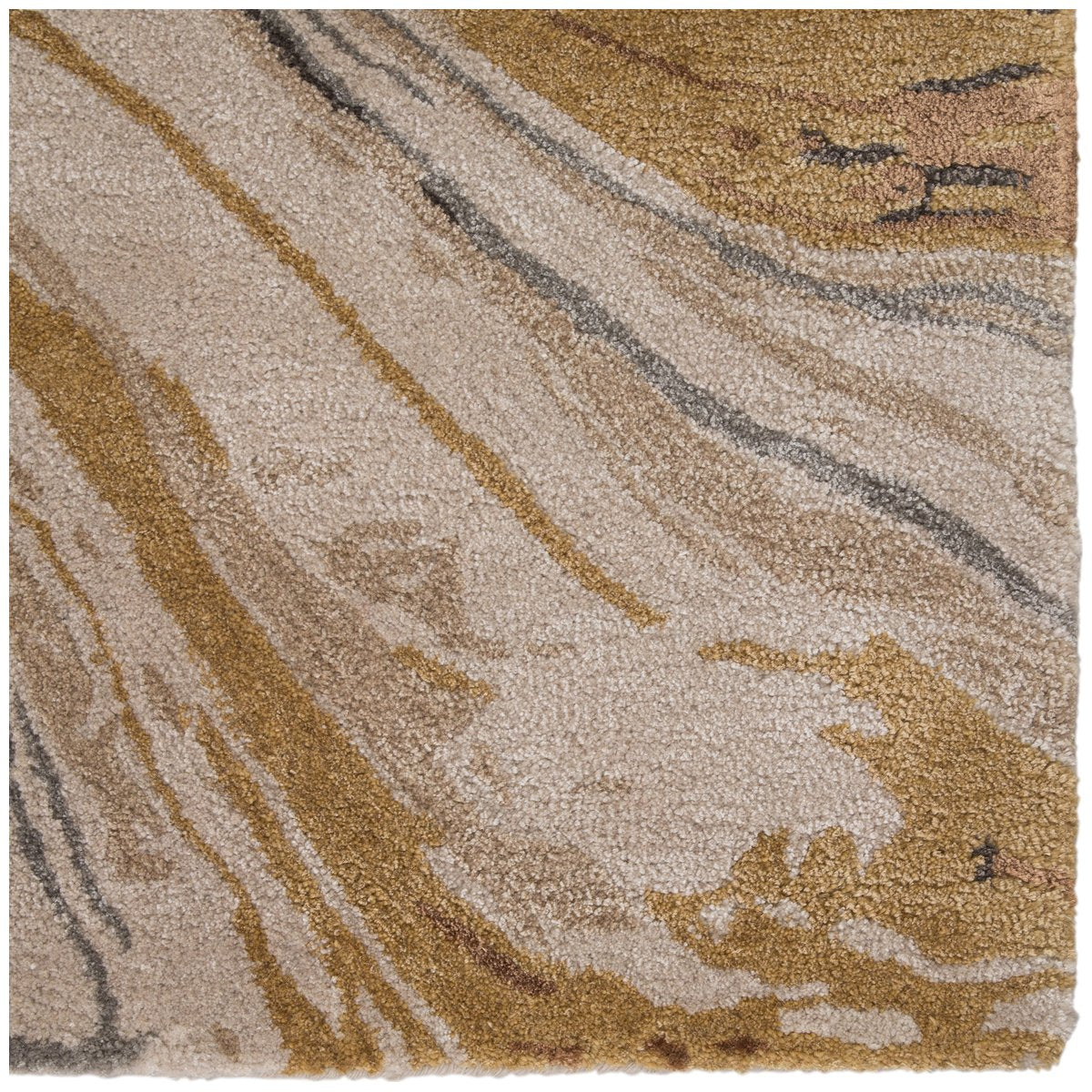 Jaipur Genesis Atha Abstract Gold Beige GES36 Rug