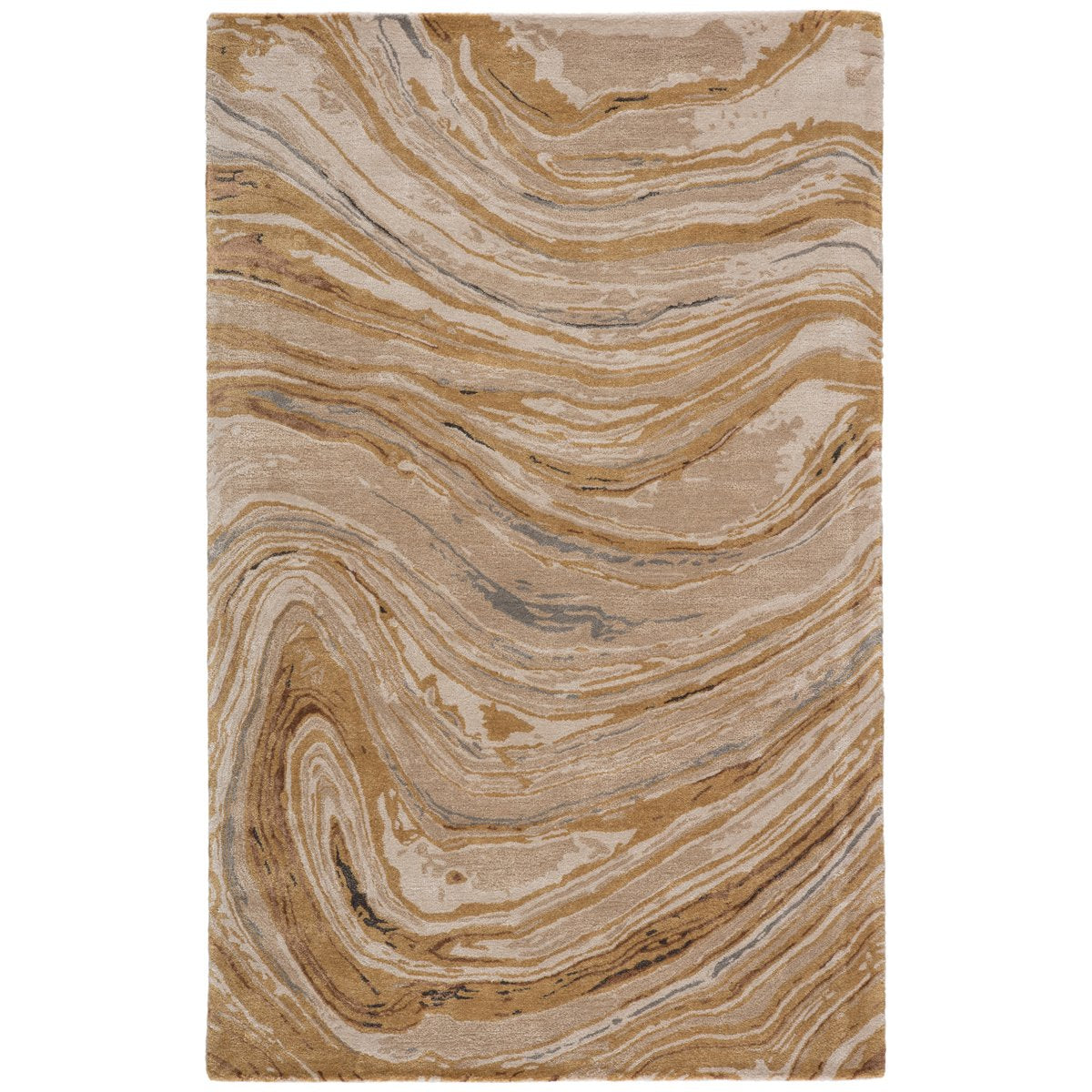 Jaipur Genesis Atha Abstract Gold Beige GES36 Rug