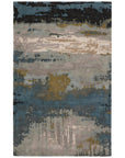 Jaipur Genesis Benna Abstract Black Green GES41 Rug