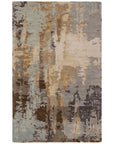 Jaipur Genesis Matcha Abstract Gray Gold GES44 Rug