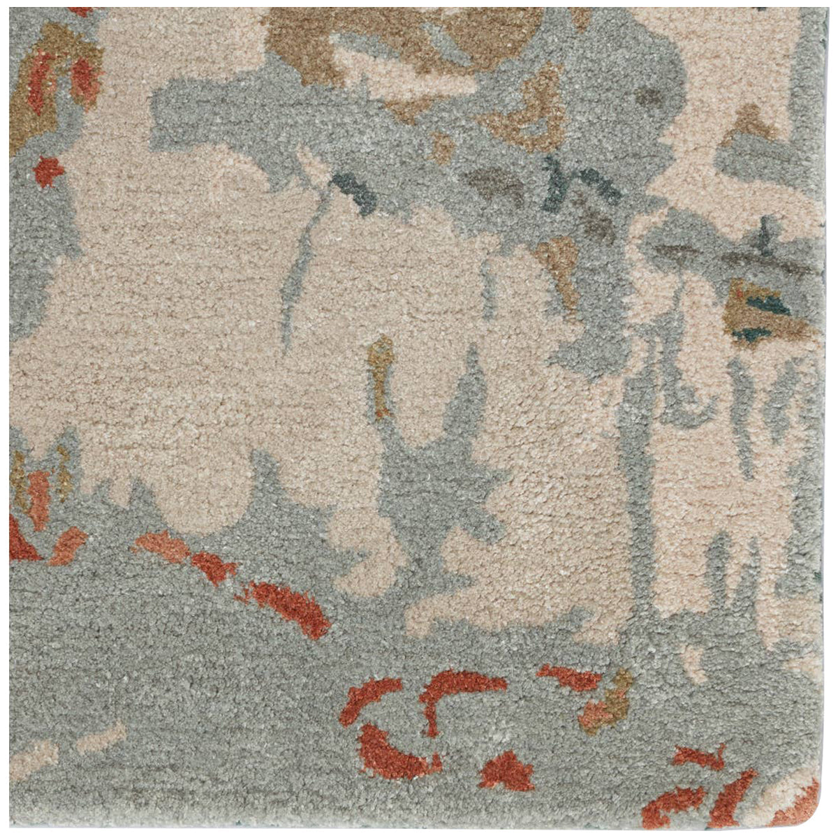 Jaipur Genesis Luella Abstract Green Gray GES51 Area Rug