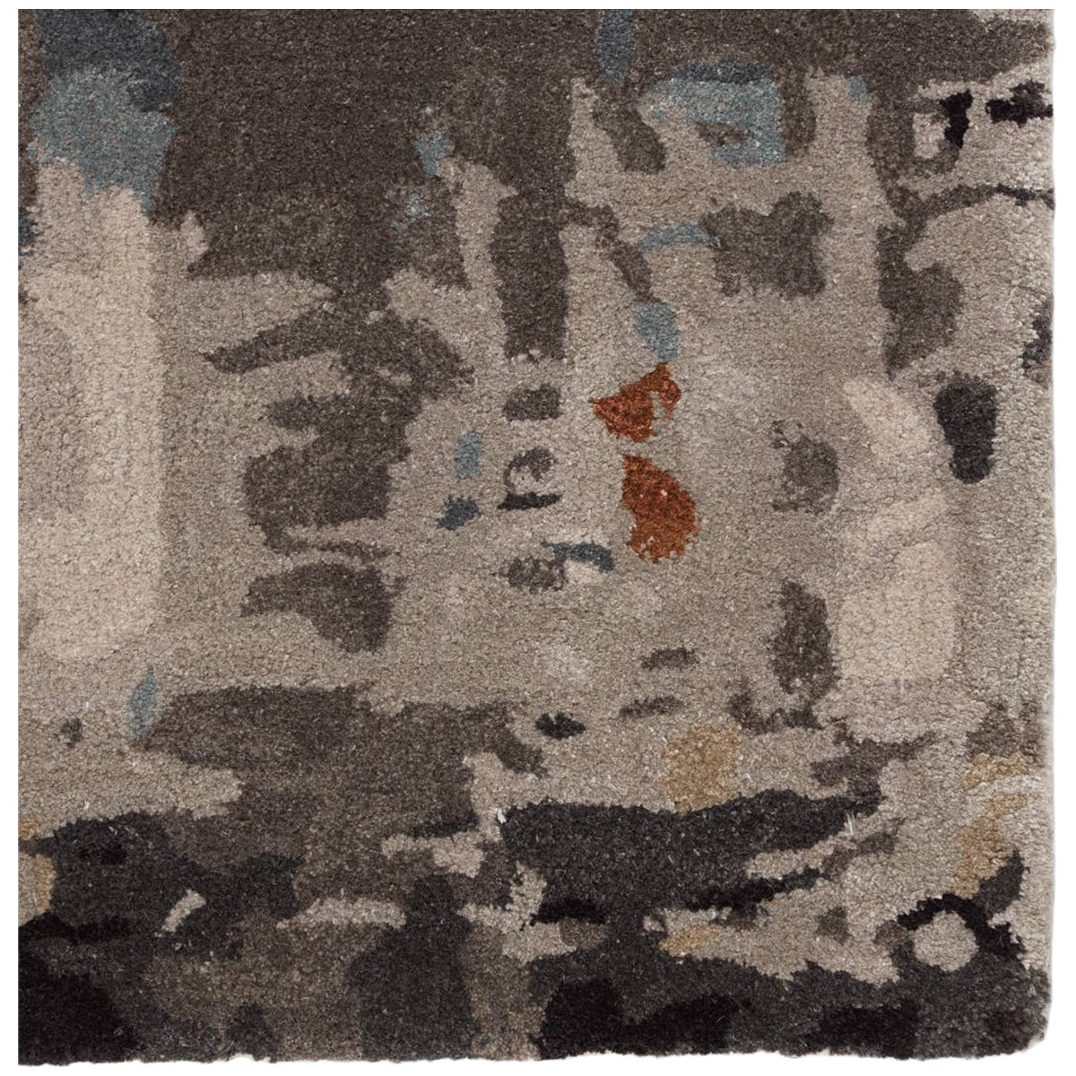 Jaipur Genesis Matcha Abstract Gray Black GES54 Area Rug