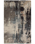 Jaipur Genesis Matcha Abstract Gray Black GES54 Area Rug