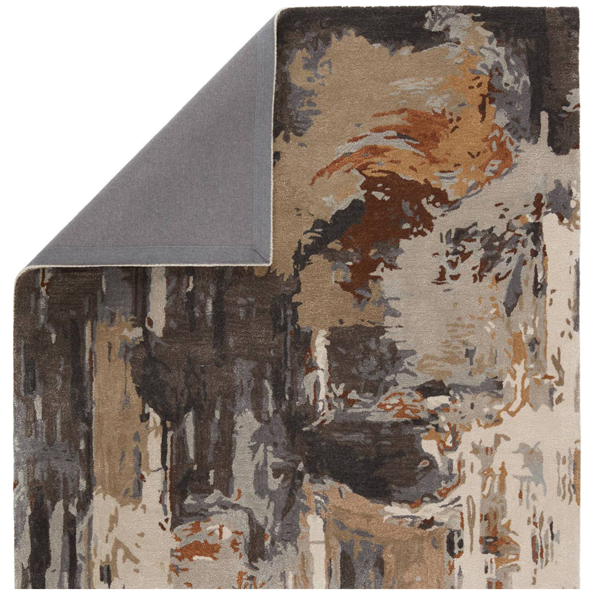 Jaipur Genesis Luella Abstract Brown Gray GES56 Area Rug