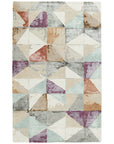 Jaipur Genesis Ruban Geometric Purple Beige GES58 Area Rug