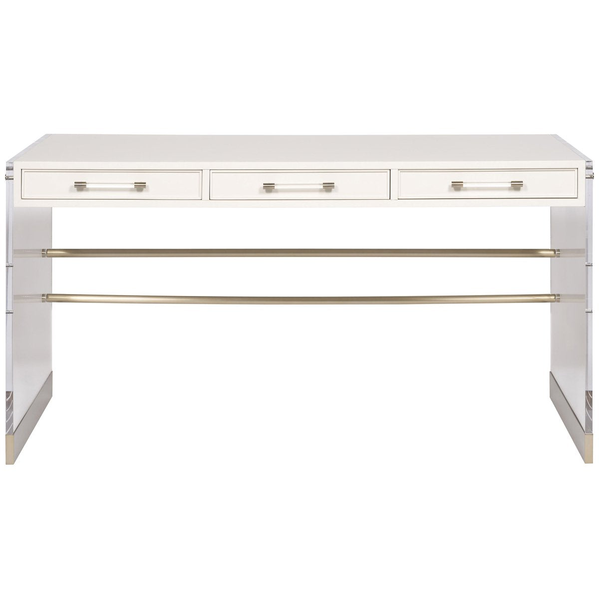 Vanguard Furniture Berkley Desk with Acrylic and Metal Base