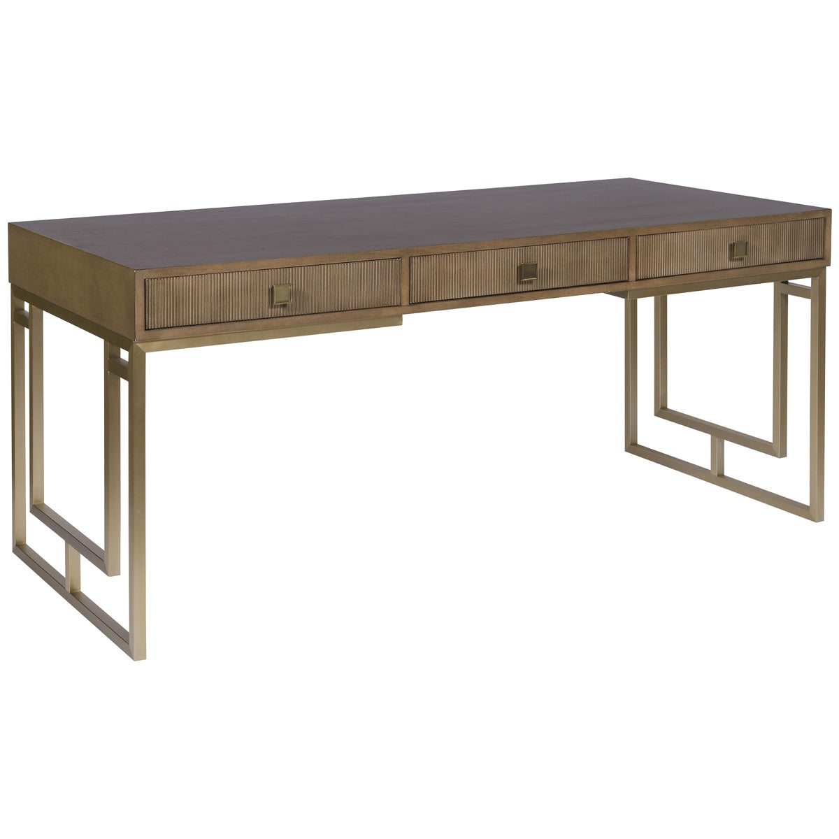 Vanguard Furniture Berkley Desk with Metal Geometric Base