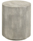 Hickory White Shagreen Drink Table 903-25