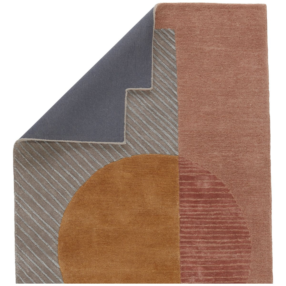 Jaipur Iconic Synovah Geometric Stripes Multicolor Gray ICO02 Rug