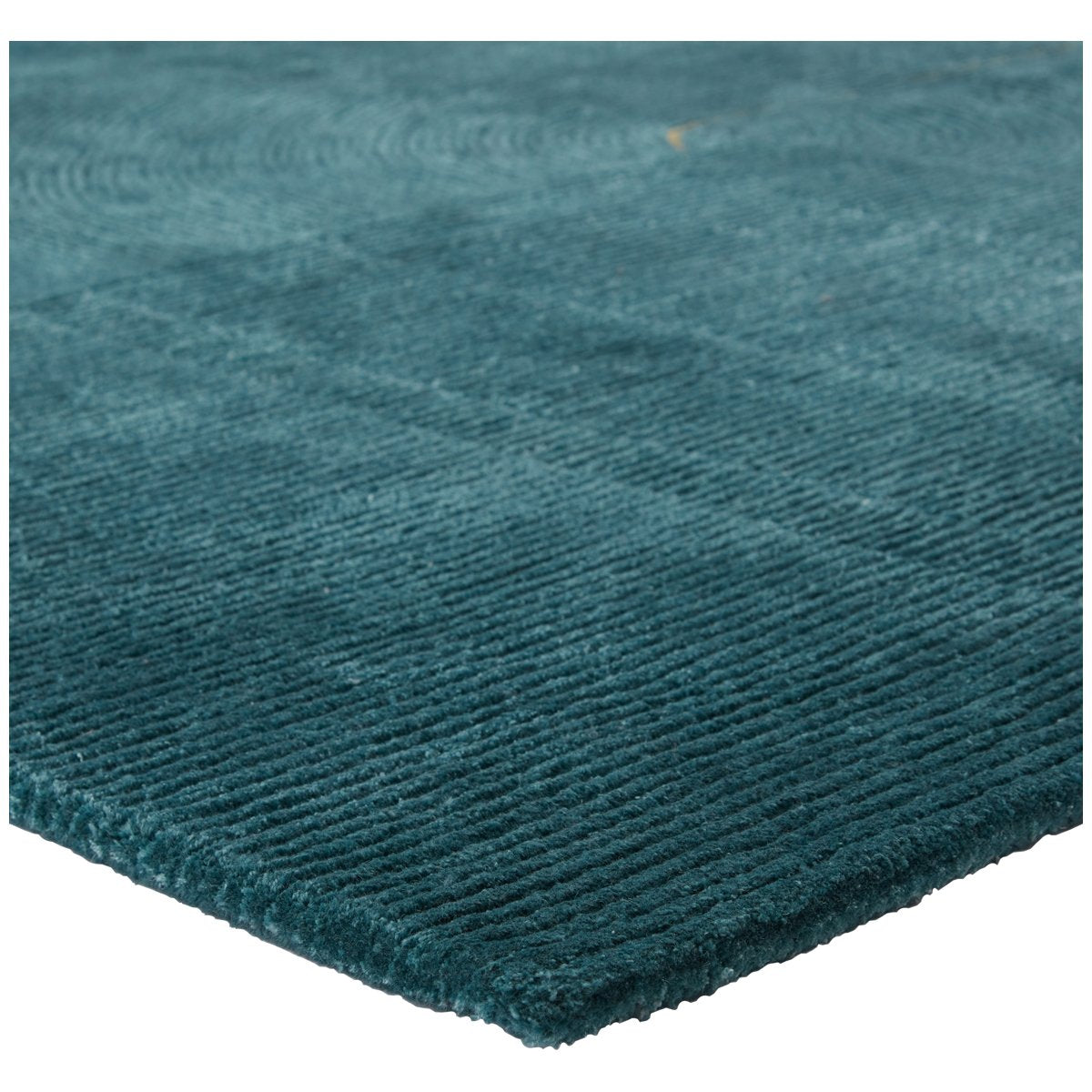 Jaipur Iconic Zephyr Abstract Solid Teal Gold ICO03 Rug