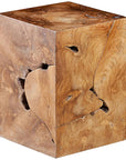 Phillips Collection Teak Slice Square Stool