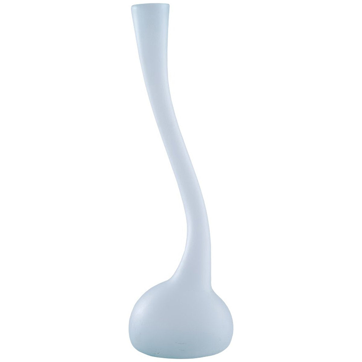 Phillips Collection Frosted Corkscrew Vase