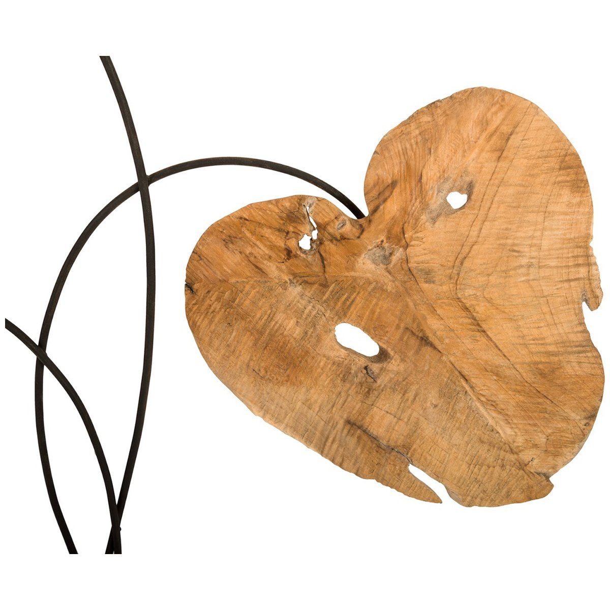 Phillips Collection Carved Leaf Sculpture, Natural