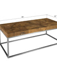 Phillips Collection Teak Puzzle Coffee Table, Rectangle