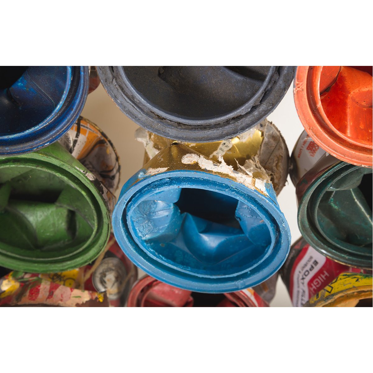 Phillips Collection Paint Can Small Square Wall Art, Assorted Colors