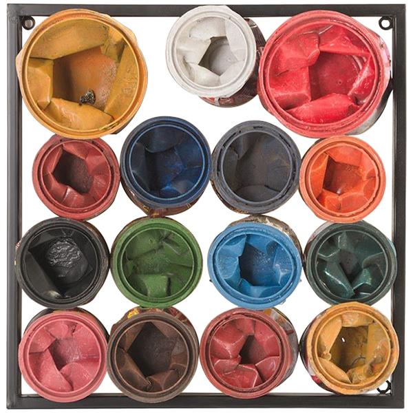 Phillips Collection Paint Can Small Square Wall Art, Assorted Colors