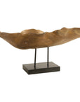 Phillips Collection Carved Leaf Sculpture on Stand