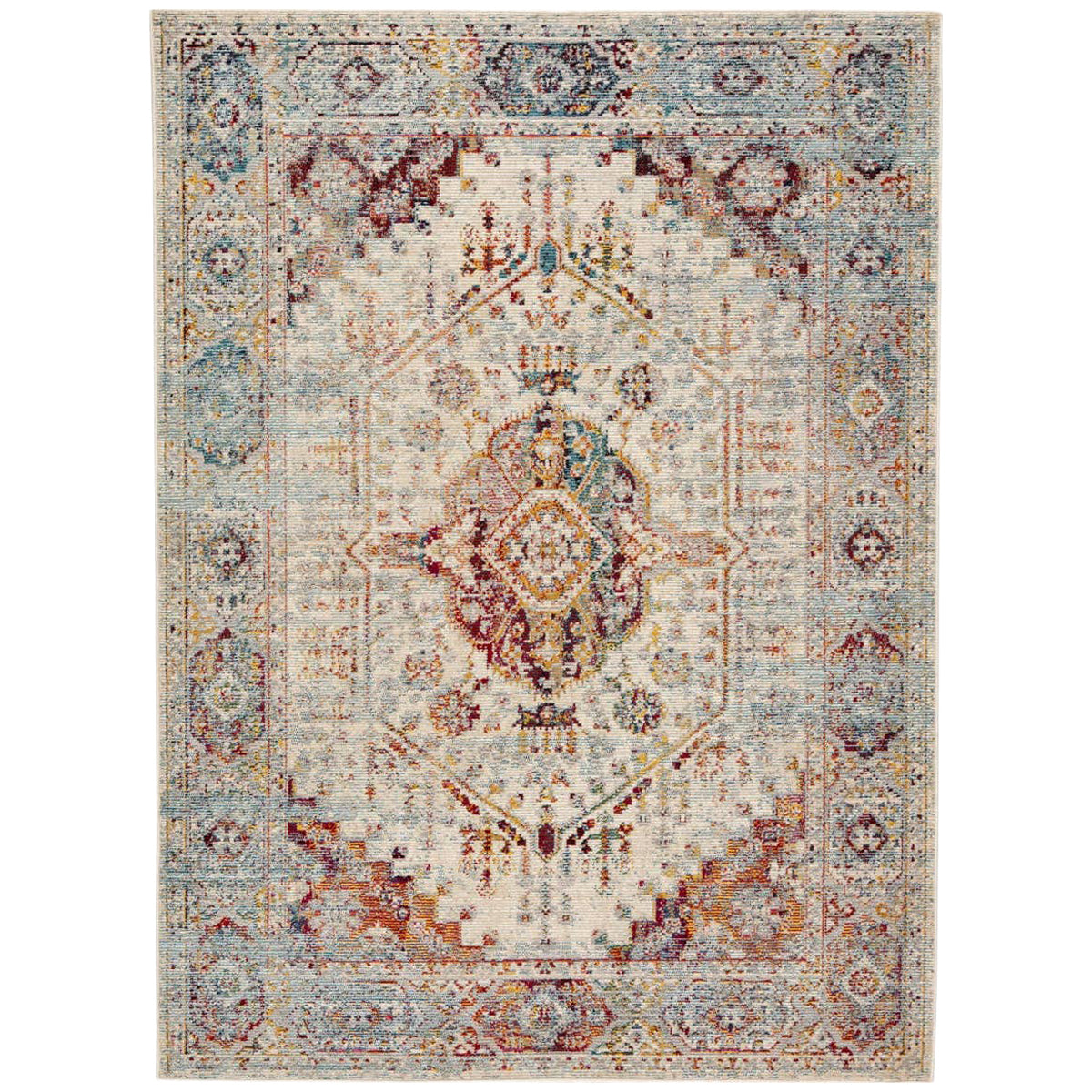 Jaipur Indie Elowen Medallion Multicolor Orange IDE06 Rug