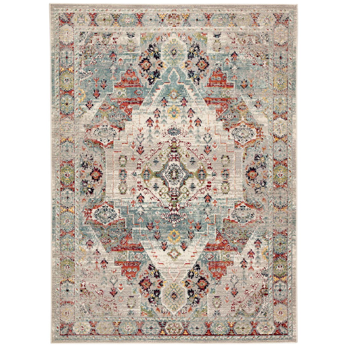 Jaipur Indie Farra Medallion Multicolor Green IDE07 Rug