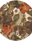 Jaipur Blue Petal Pusher Mahogany BL12 Area Rug