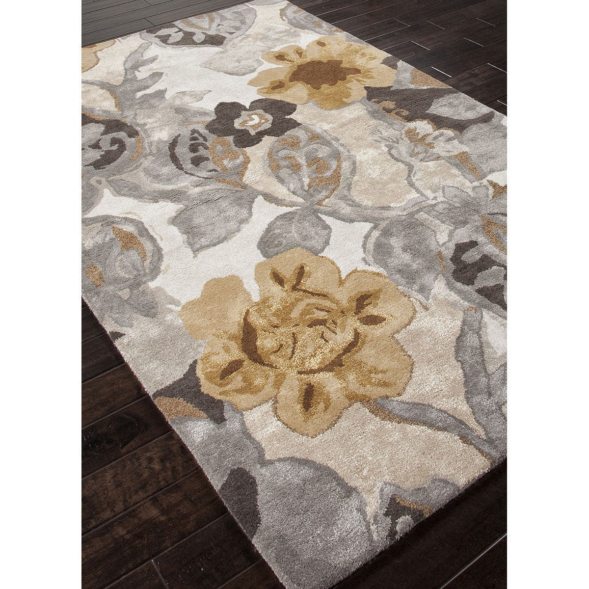 Jaipur Blue Petal Pusher Taos Taupe BL65 Rug