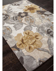 Jaipur Blue Petal Pusher Taos Taupe BL65 Rug