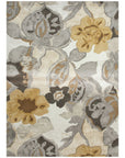 Jaipur Blue Petal Pusher Taos Taupe BL65 Rug