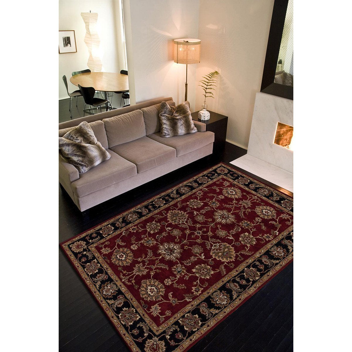 Jaipur Mythos Anthea Red/Ebony MY08 Area Rug