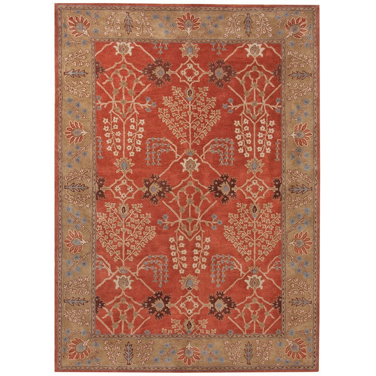 Jaipur Poeme Chambery Orange Rust/Gold Brown PM51 Area Rug