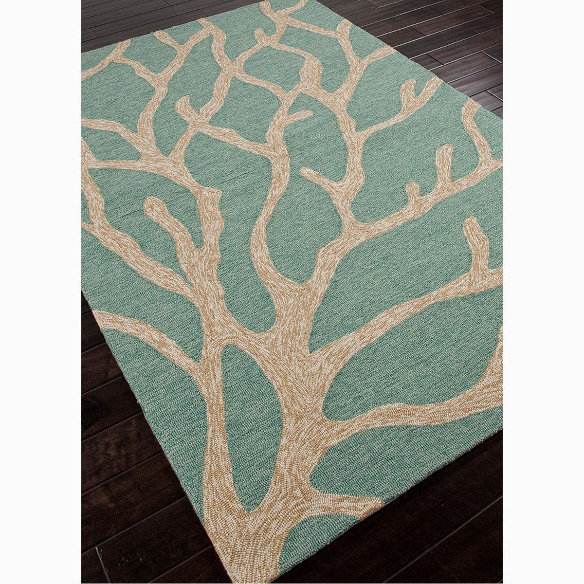 Jaipur Coastal Lagoon Coral Rug