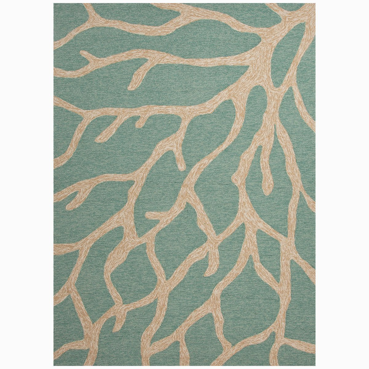 Jaipur Coastal Lagoon Coral Rug