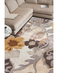 Jaipur Blue Petal Pusher Taos Taupe BL65 Rug