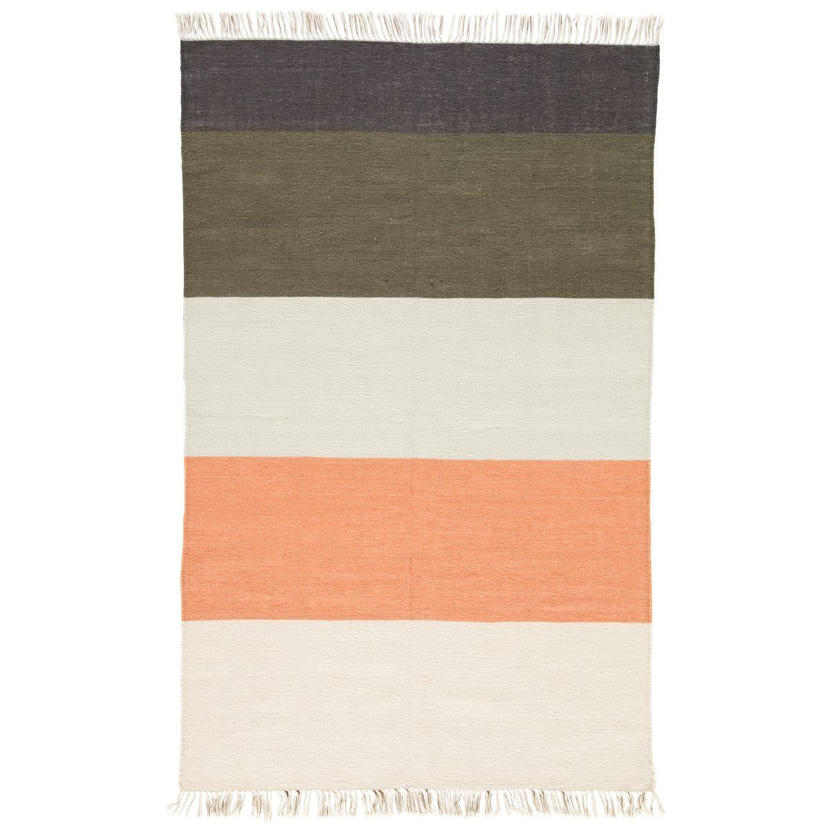 Jaipur Desert Swane Handmade Stripe Area Rug