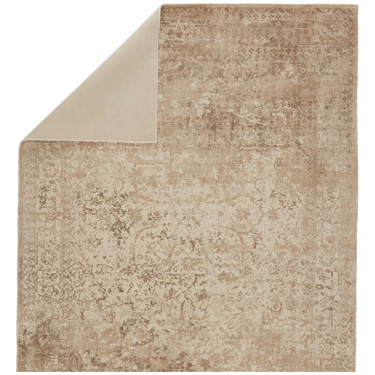 Jaipur Juliette Vanja Medallion Border Beige Taupe JUT03 Rug