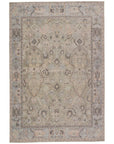 Jaipur Kindred Avin Oriental Floral Green Blue KND09 Rug