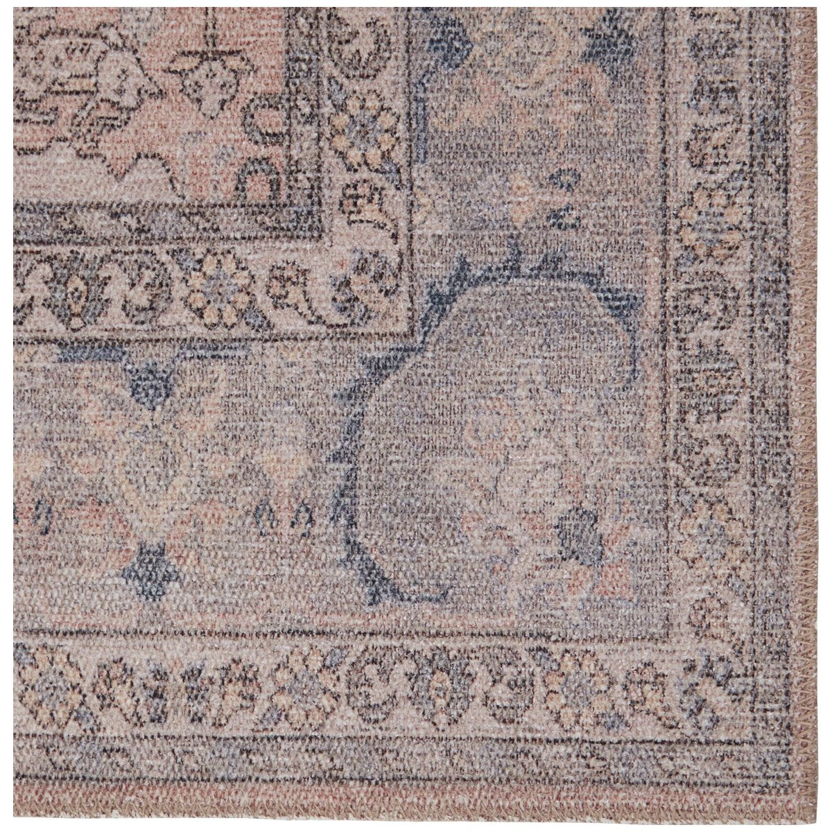 Jaipur Kindred Kadin Medallion Oriental Pink Blue KND10 Rug