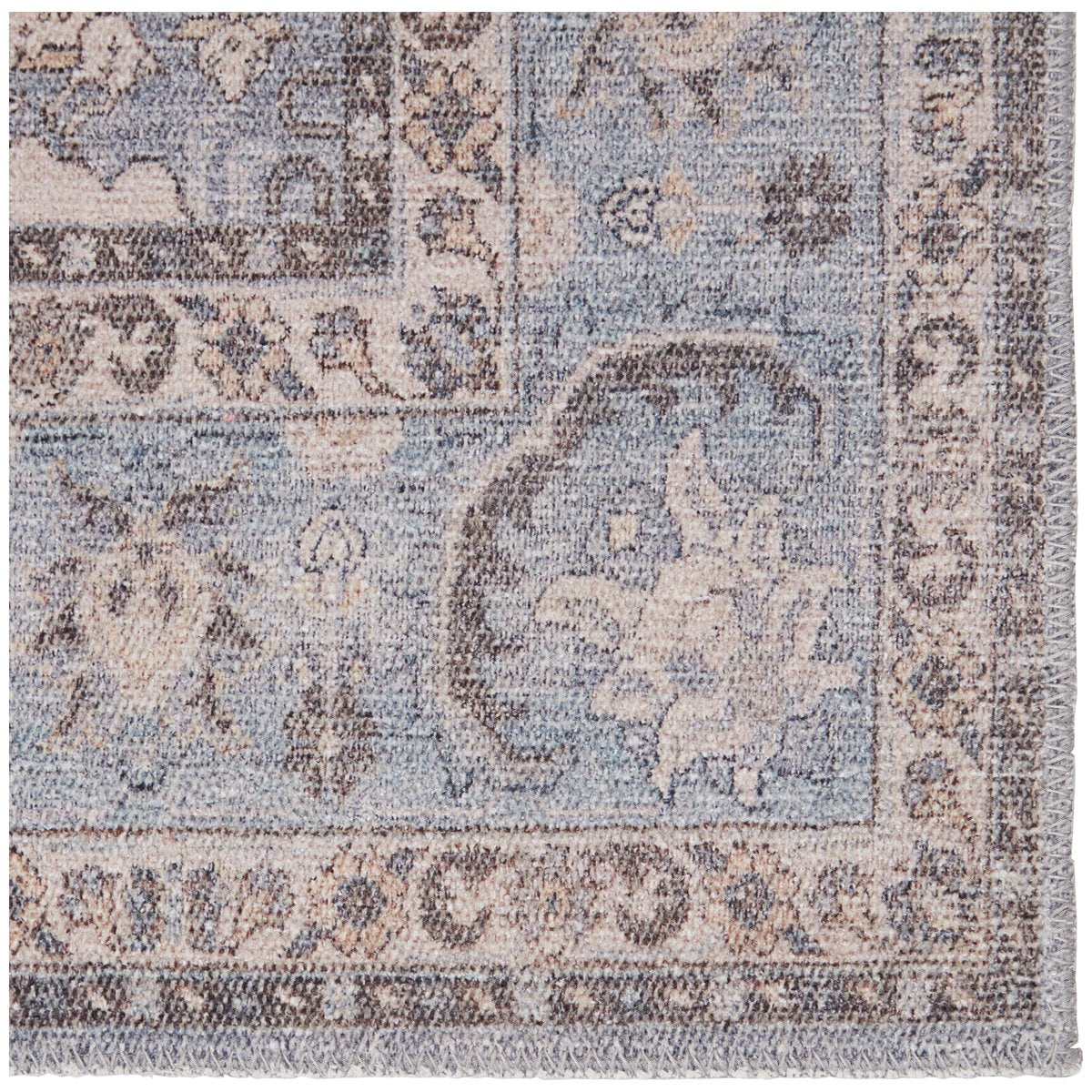 Jaipur Kindred Kadin Medallion Oriental Blue Gray KND12 Rug