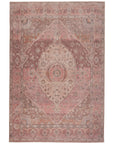 Jaipur Kindred Ozan Medallion Floral Pink Burgundy KND13 Rug