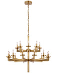 Visual Comfort Liaison Double Tier Chandelier