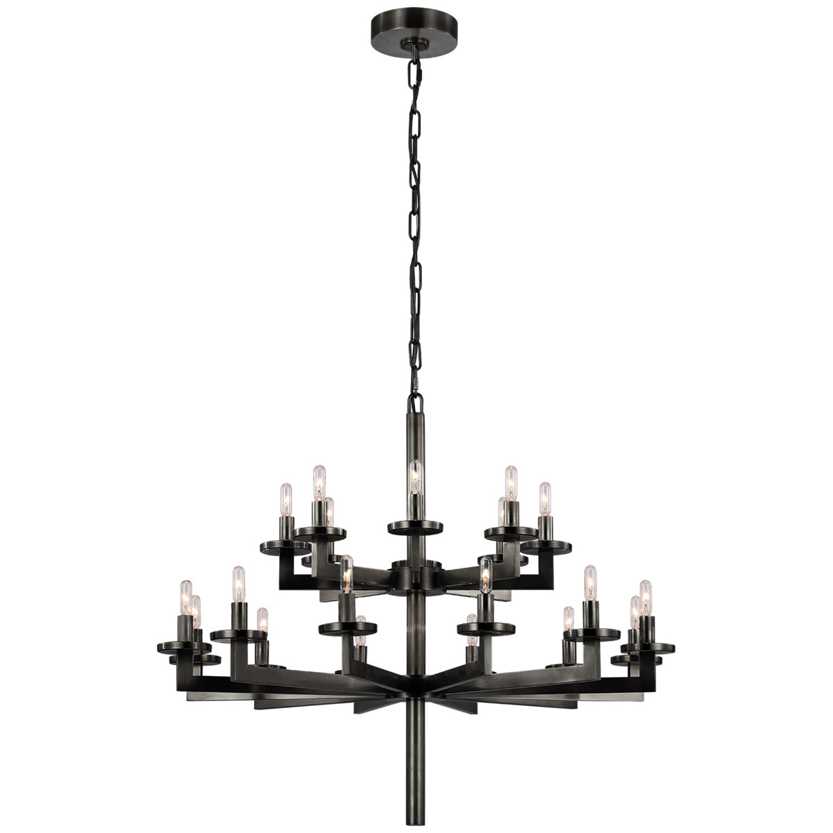 Visual Comfort Liaison Double Tier Chandelier