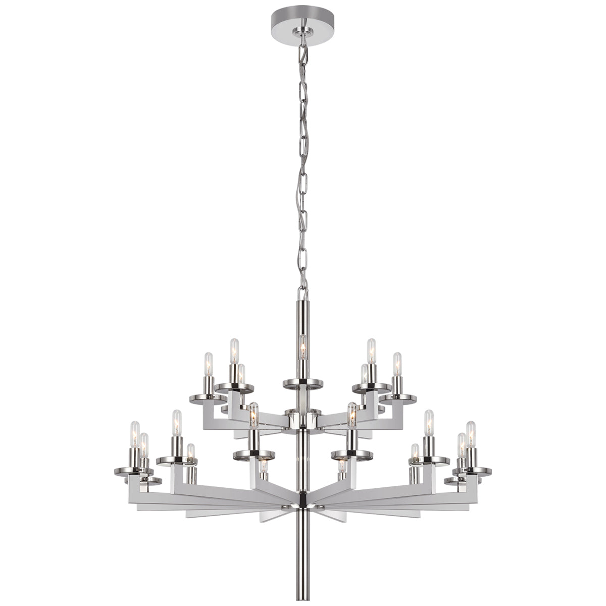 Visual Comfort Liaison Double Tier Chandelier