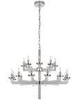 Visual Comfort Liaison Double Tier Chandelier