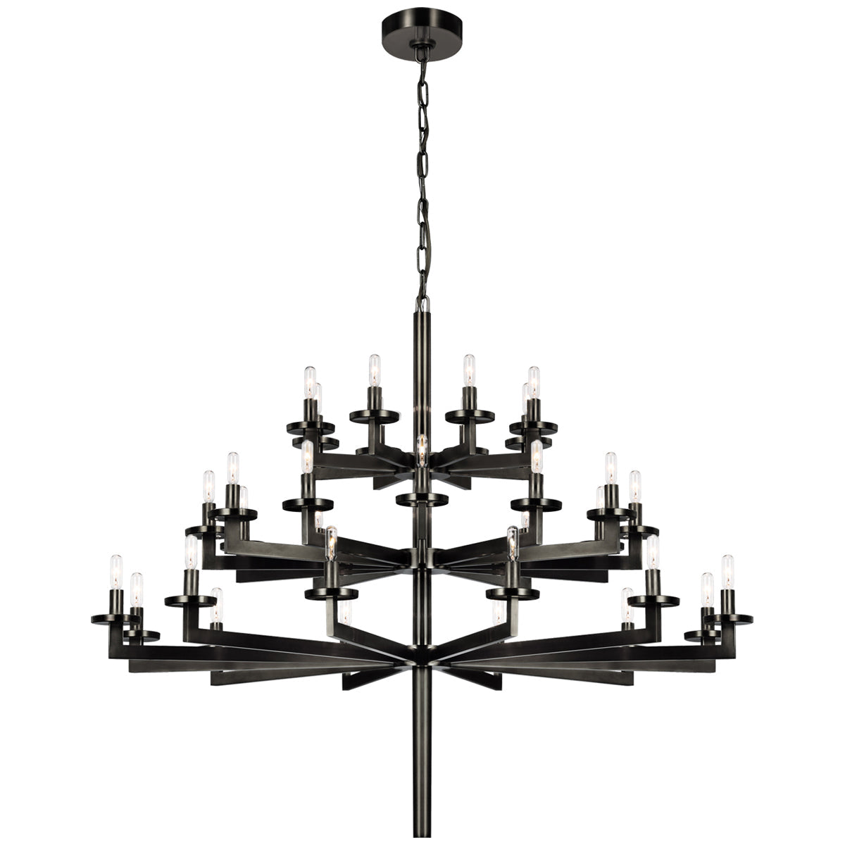 Visual Comfort Liaison Triple Tier Chandelier